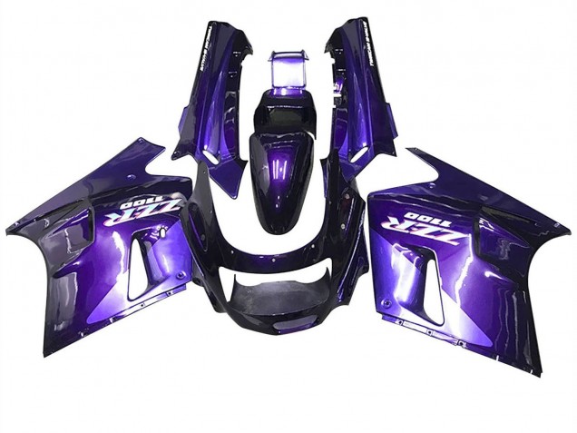 1990-1992 Purple Blue Kawasaki ZZR1100 Motorcycle Fairings Australia