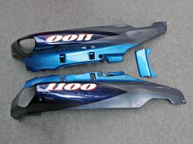 1993-2003 Glossy Blue Grey Kawasaki ZZR1100 Motorcycle Fairings Australia