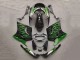 1993-2003 Glossy Black Green Flame Kawasaki ZZR1100 Motorcycle Fairings Australia