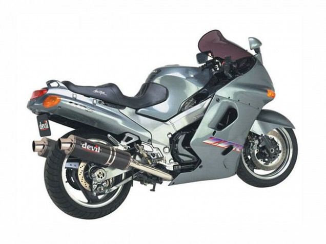 1993-2003 Grey Kawasaki ZZR1100 Motorcycle Fairings Australia