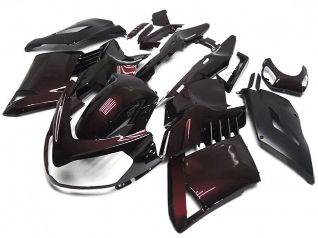 2007-2009 Maroon Red Black Kawasaki GTR1400/ZG1400 Motorcycle Fairings Australia
