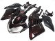 2007-2009 Maroon Red Black Kawasaki GTR1400/ZG1400 Motorcycle Fairings Australia