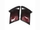 2007-2009 Maroon Red Black Kawasaki GTR1400/ZG1400 Motorcycle Fairings Australia