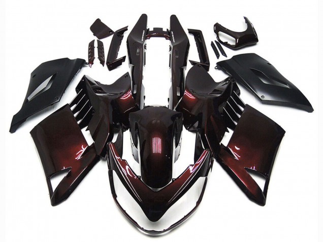 2007-2009 Maroon Red Black Kawasaki GTR1400/ZG1400 Motorcycle Fairings Australia