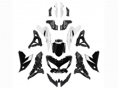 2022-2025 Glossy Black White Kawasaki Versys 650 Motorcycle Fairings Australia