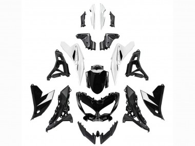 2022-2025 Glossy Black White Kawasaki Versys 650 Motorcycle Fairings Australia