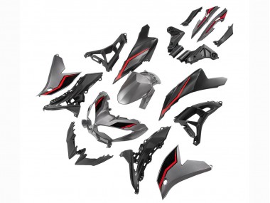 2022-2025 Grey Red Black Kawasaki Versys 650 Motorcycle Fairings Australia