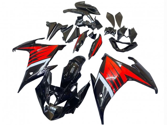 2009-2015 Black Red White Yamaha FZ6R Motorcycle Fairing Australia