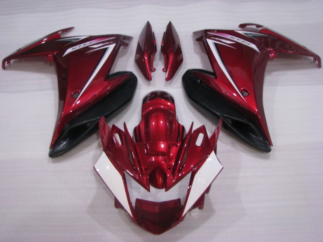2009-2015 Red White Black Yamaha FZ6R Motorcycle Fairings Australia