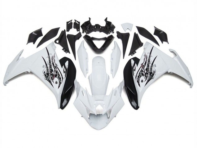 2009-2015 White Black Yamaha FZ6R Motorcycle Fairings Australia