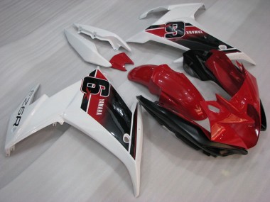 2009-2015 Red White Black 6 Yamaha FZ6R Motorcycle Fairings Australia
