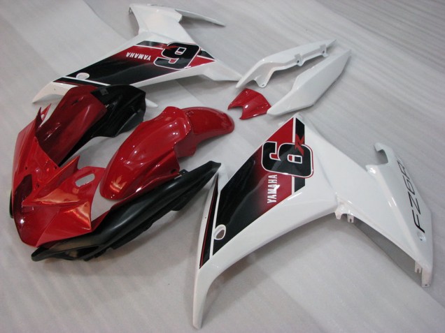 2009-2015 Red White Black 6 Yamaha FZ6R Motorcycle Fairings Australia