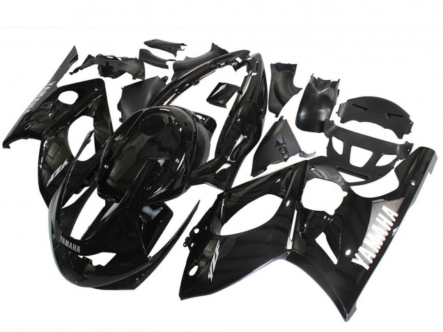 1996-2007 Glossy Black Yamaha YZF600R Thundercat Motorcycle Fairings Australia