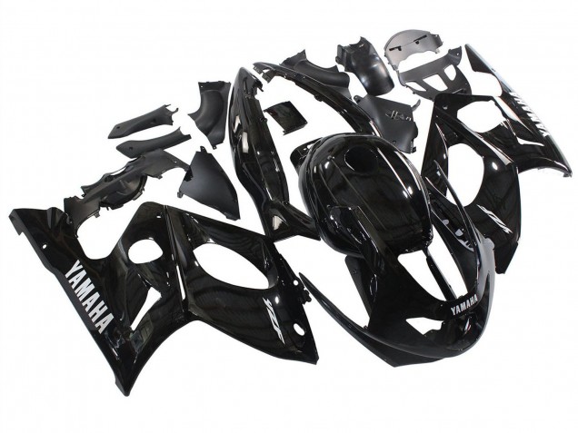 1996-2007 Glossy Black Yamaha YZF600R Thundercat Motorcycle Fairings Australia