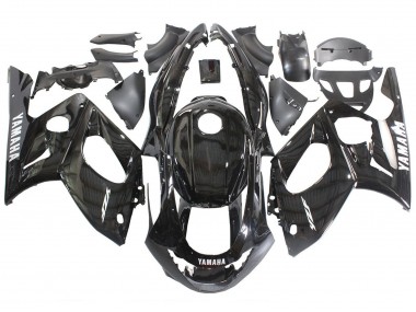 1996-2007 Glossy Black Yamaha YZF600R Thundercat Motorcycle Fairings Australia