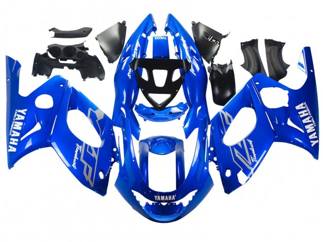 1996-2007 Blue White Silver Yamaha YZF600R Thundercat Motorcycle Fairings Australia
