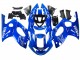 1996-2007 Blue White Silver Yamaha YZF600R Thundercat Motorcycle Fairings Australia