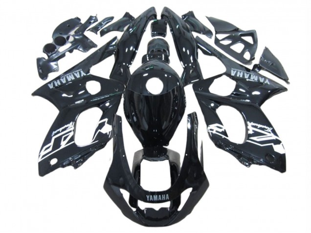 1996-2007 Glossy Black White Yamaha YZF600R Thundercat Motorcycle Fairings Australia