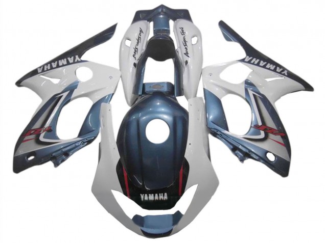 1996-2007 Dark Blue White Yamaha YZF600R Thundercat Motorcycle Fairings Australia