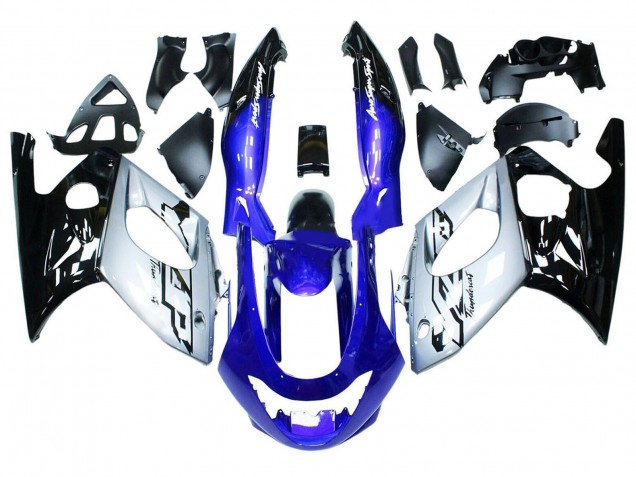 1996-2007 Blue Silver Black Yamaha YZF600R Thundercat Motorcycle Fairings Australia