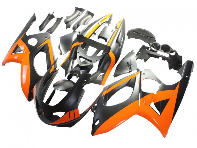1996-2007 Black Orange Yamaha YZF600R Thundercat Motorcycle Fairings Australia