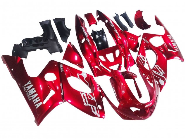 1996-2007 Red White Thunderace Yamaha YZF600R Thundercat Motorcycle Fairings Australia