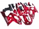 1996-2007 Red White Thunderace Yamaha YZF600R Thundercat Motorcycle Fairings Australia