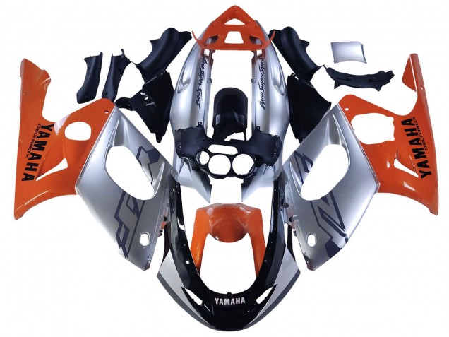 1996-2007 Orange Grey Glossy Black Yamaha YZF600R Thundercat Motorcycle Fairings Australia