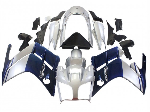 2001-2006 Dark Blue Silver Yamaha FJR1300 Motorcycle Fairings Australia