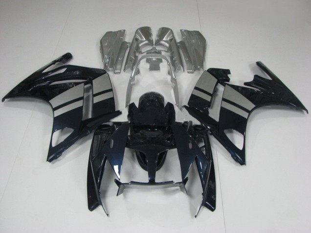 2001-2006 Glossy Black Silver Yamaha FJR1300 Motorcycle Fairings Australia