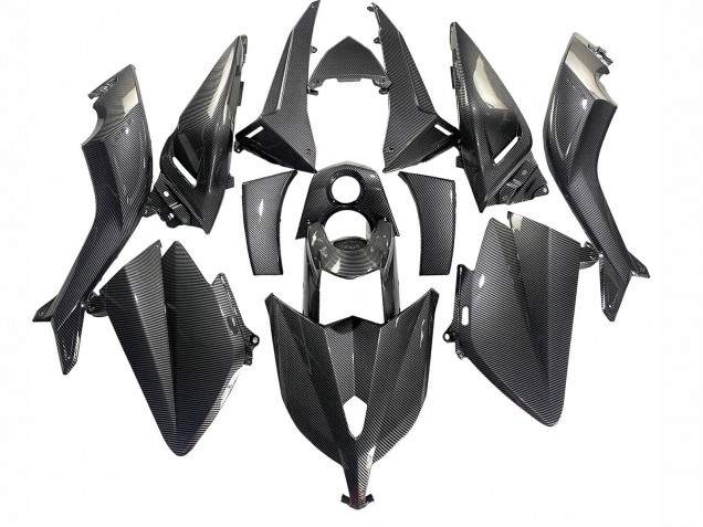 2012-2014 Black Carbon Fiber Yamaha TMAX530 Motorcycle Fairings Australia
