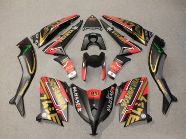 2012-2014 Matte Black Gold Red Yamaha TMAX530 Motorcycle Fairings Australia