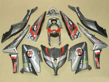 2012-2014 Grey Red Monster ENEOS Yamaha TMAX530 Motorcycle Fairings Australia