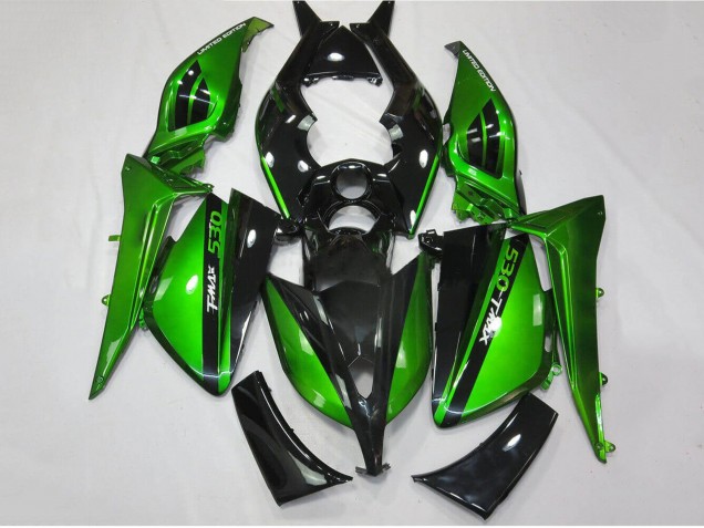 2012-2014 Glossy Green Black Yamaha TMAX530 Motorcycle Fairings Australia