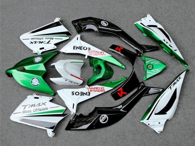 2012-2014 White Green Black Semakin Didepan ENEOS Yamaha TMAX530 Motorcycle Fairings Australia