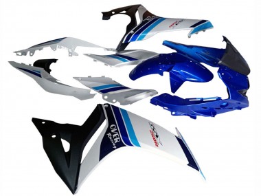 2017-2020 White Blue Black Racing Suzuki GSX250R Motorcycle Fairings Australia