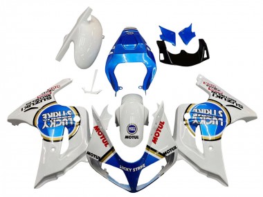 2003-2013 White Blue Lucky Strike Motul Suzuki SV650 Motorcycle Fairings Australia