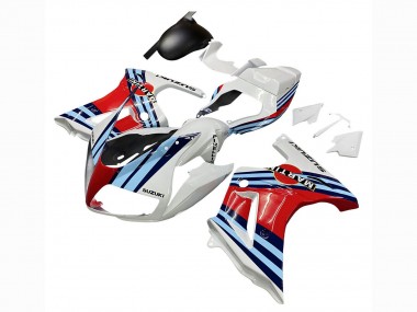 2003-2013 White Red Blue Martini Suzuki SV650 Motorcycle Fairings Australia