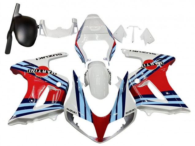 2003-2013 White Red Blue Martini Suzuki SV650 Motorcycle Fairings Australia