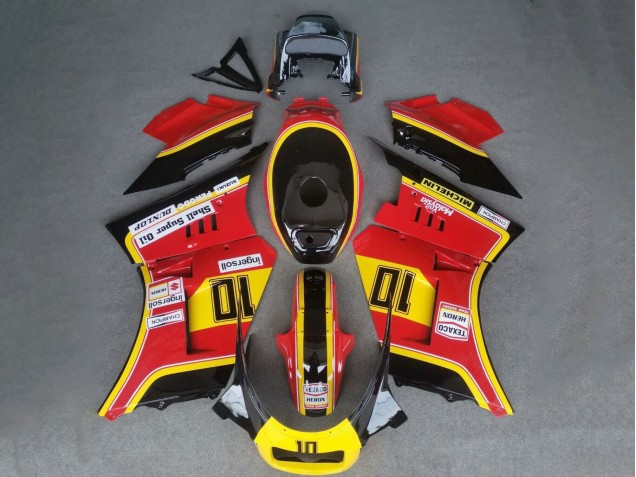 1984-1987 Red Yellow Black 10 Suzuki RG400 RG500 RG400/500 Motorcycle Fairings Australia