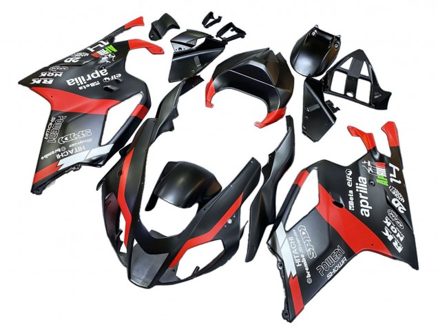 2003-2006 Black Red Aprilia RSV1000 Motorcycle Fairings Australia