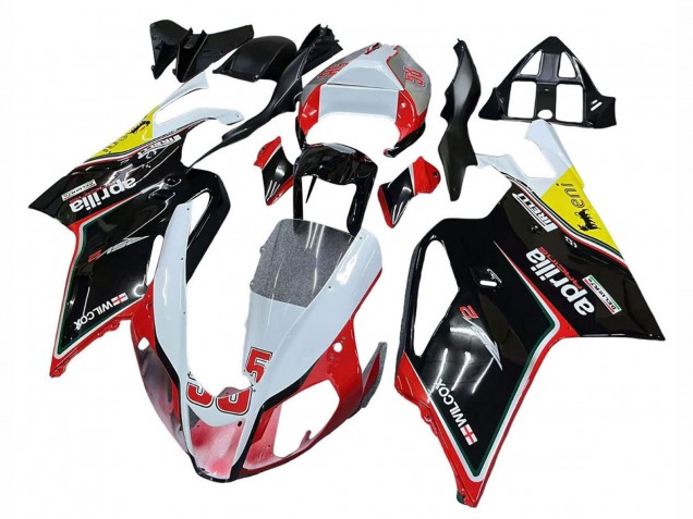 2003-2006 White Red Black Yellow 58 Aprilia RSV1000 Motorcycle Fairings Australia