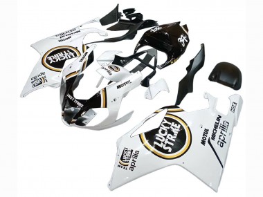 2003-2006 White Black Lucky Strike Motul Michelin Aprilia RSV1000 Motorcycle Fairings Australia