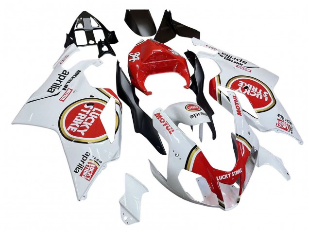 2003-2006 White Red Lucky Strike Motul 34 Aprilia RSV1000 Motorcycle Fairings Australia