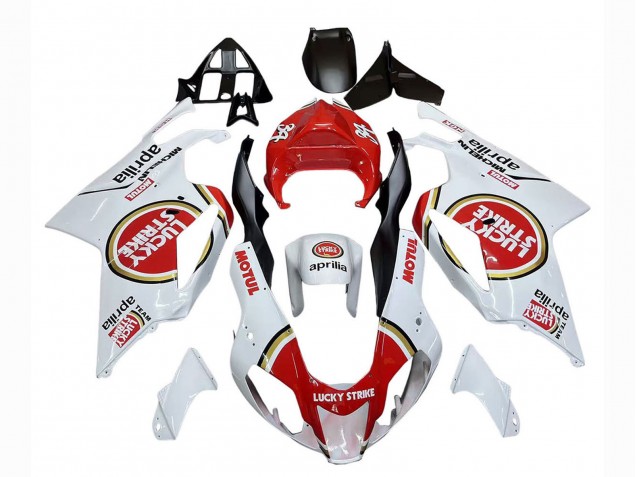 2003-2006 White Red Lucky Strike Motul 34 Aprilia RSV1000 Motorcycle Fairings Australia
