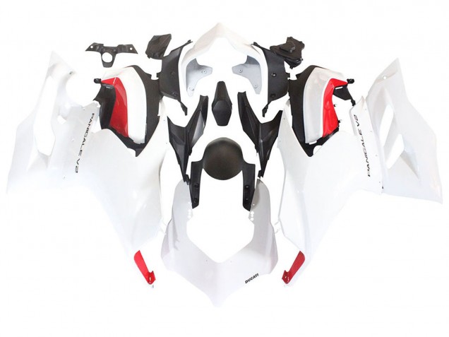 2020-2024 White Red Matte Black Ducati Panigale V2 Motorcycle Fairings Australia