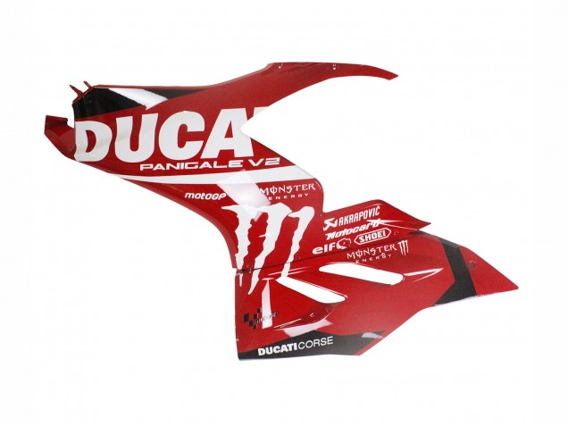 2020-2024 Red Glossy Black Monster Corse Ducati Panigale V2 Motorcycle Fairings Australia