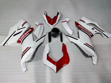 2020-2024 White Red Glossy Black Ducati Panigale V2 Motorcycle Fairings Australia