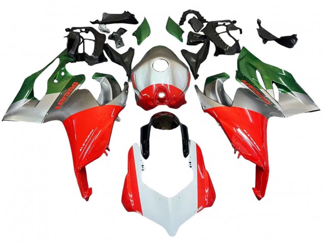 2020-2024 Silver Red Green Ducati Panigale V2 Motorcycle Fairings Australia