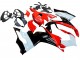 2020-2024 White Red Glossy Black Ducati Panigale V2 Motorcycle Fairing Kits Australia